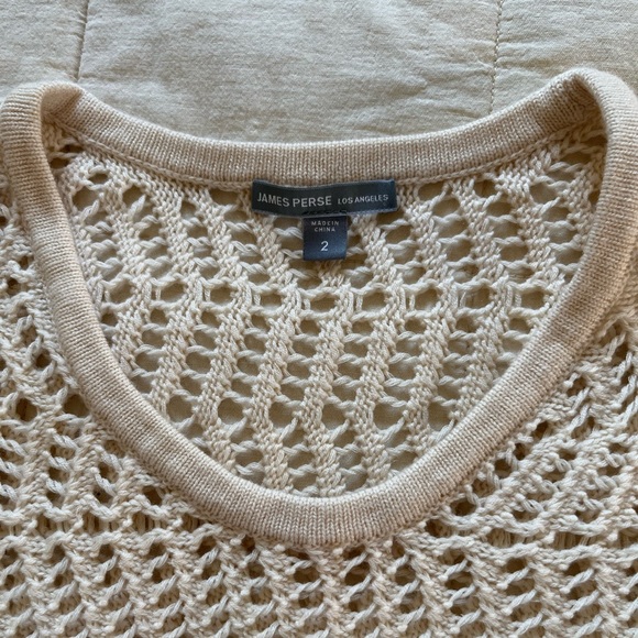 Women’s James Perse Wool/Cashmere Knit Top. Size 2 or XS-Small. - Picture 4 of 6